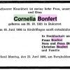 Schattenberg Cornelia 1921-1986 Todesanzeige